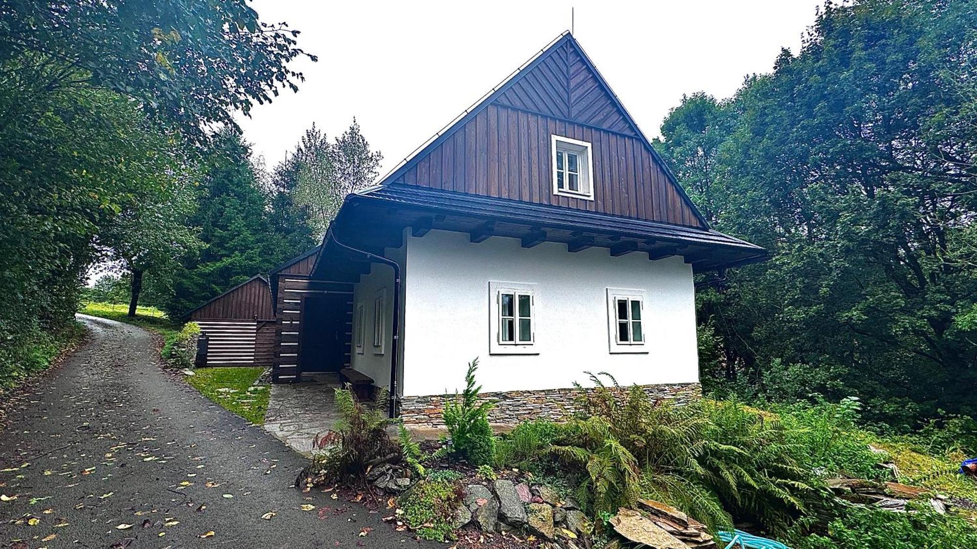 Chalupa Horní Heřmanice Horni Hermanice  Exterior foto